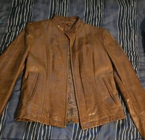 Small Tan Wilsons Leather Jacket